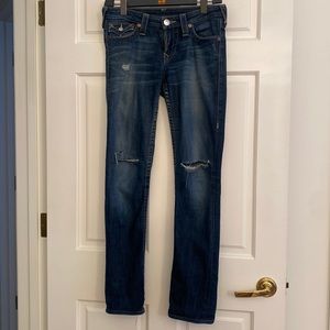 True Religion Jeans Blue Slim Cut Sz 27